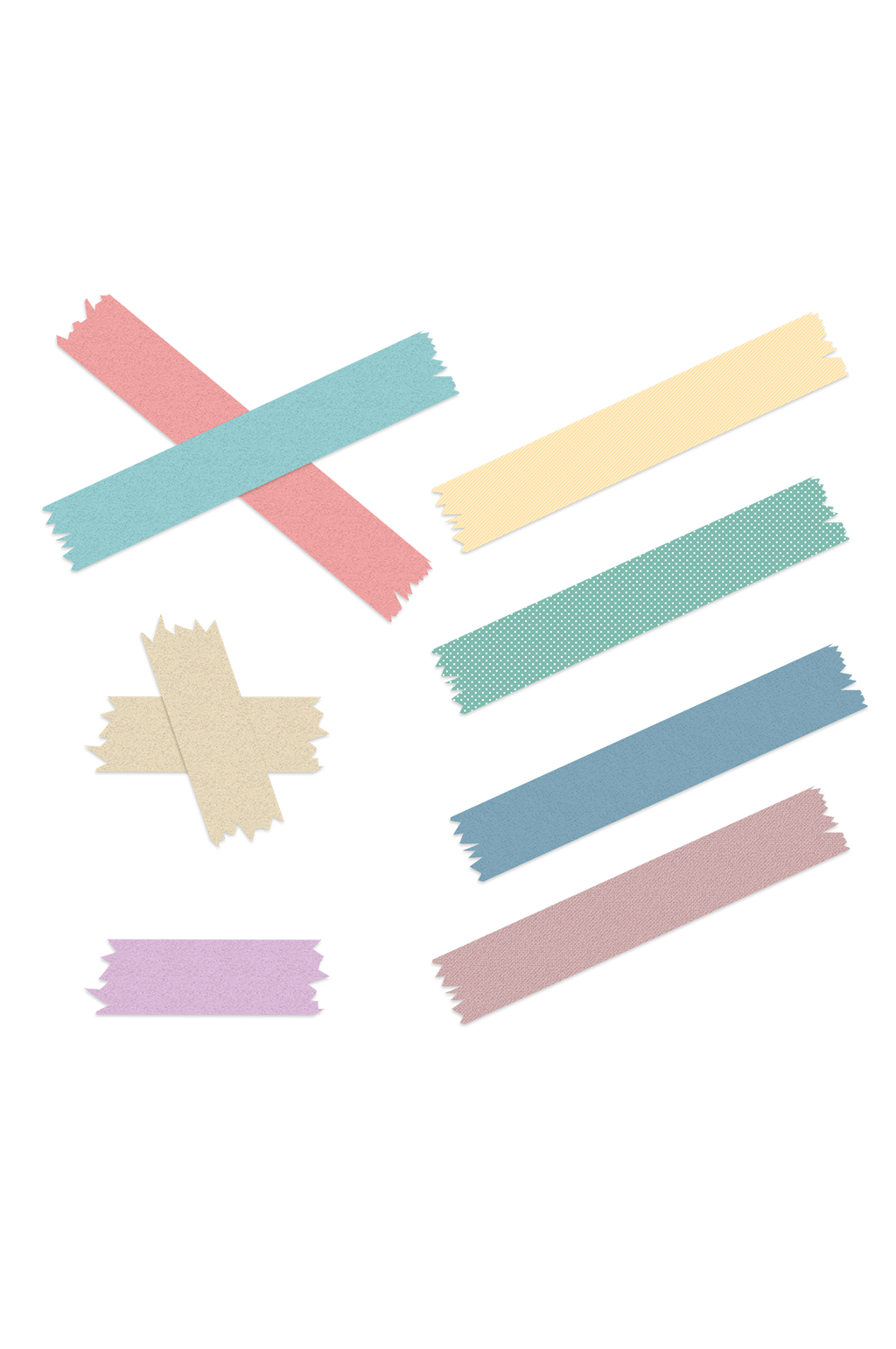 高级配色胶布胶带素材