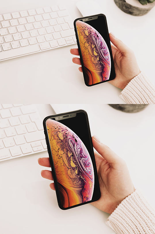 手持手机de样机-众图网