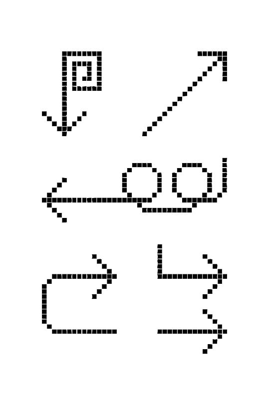 像素风格创意箭头组