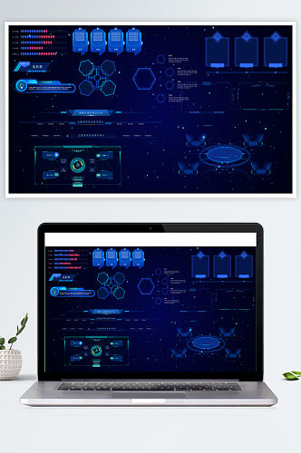 大屏可视化模块素材