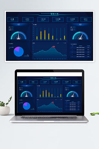 设备信息科技网页管理可视化数据展示大屏