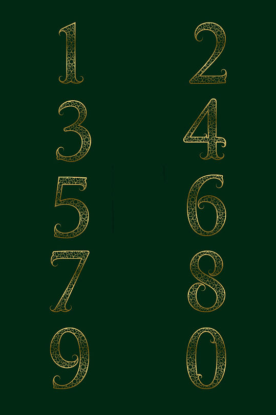 金色数字创意海报图片-金色数字创意海报设计素材-金色数字创意海报