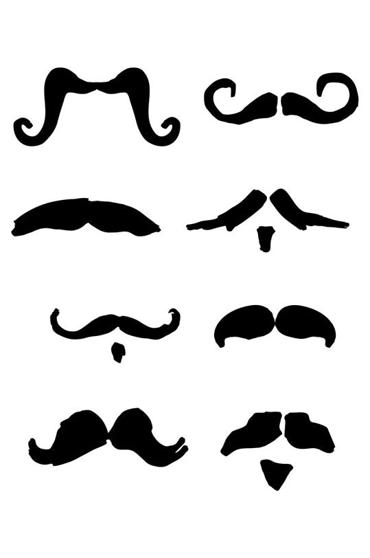 胡子图案图标元素