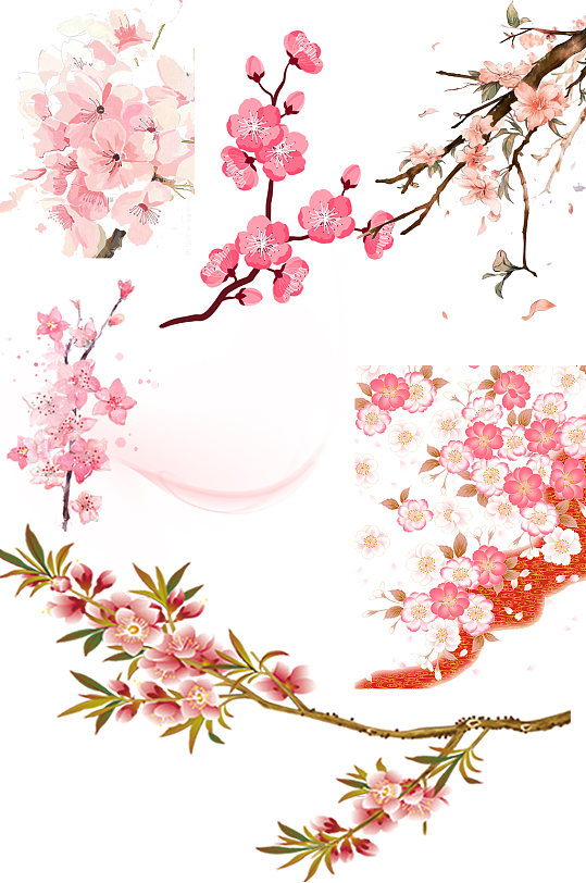 水墨桃图片-水墨桃素材下载-众图网