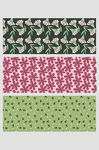 绿粉康乃馨花瓣骨朵植物绿叶子平铺循环壁纸