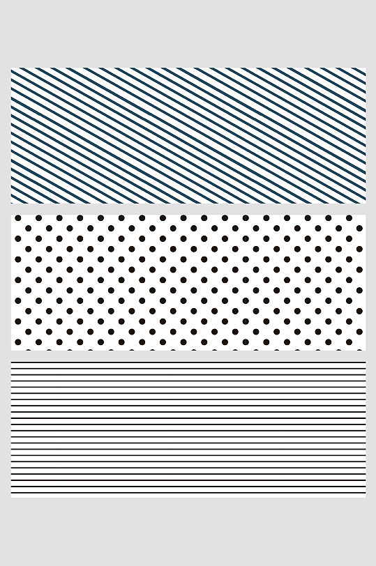 黑白视觉艺术波点条纹斜线平铺可爱背景