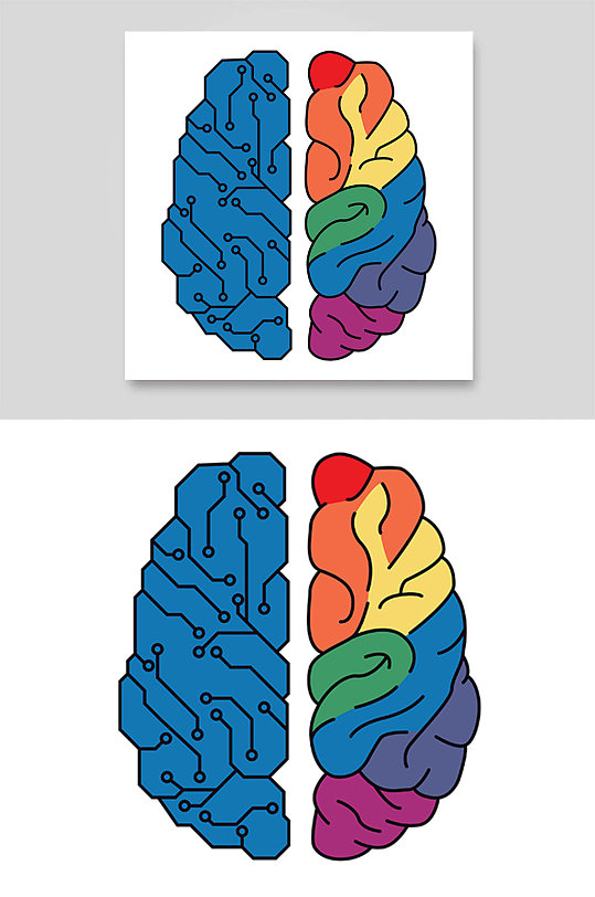 大脑回路科技电子医学治疗人类器官