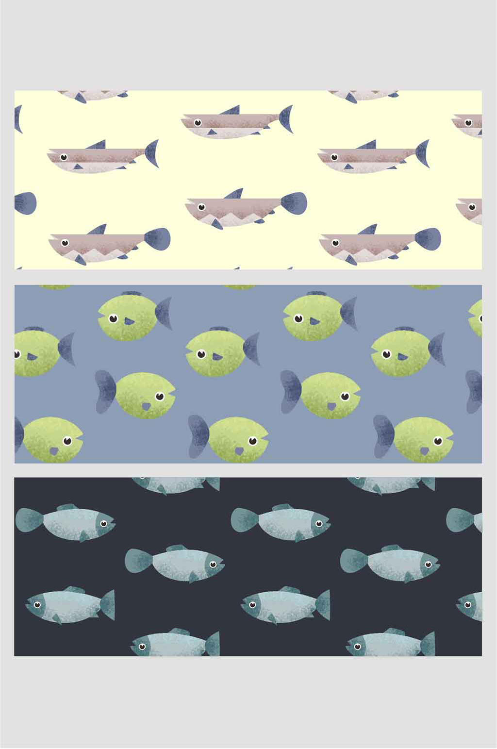 海洋大海生物秋刀鱼卡通小丑鱼壁纸模板下载 编号 众图网