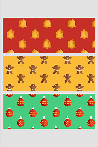圣诞节铃铛新年姜饼人装饰圣诞树