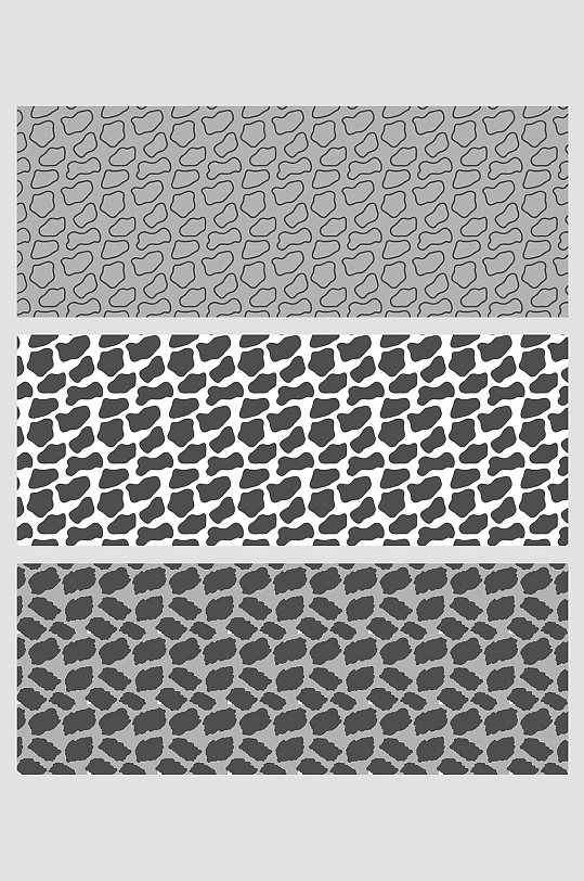斑马纹不规则矩形方块灰黑白线条壁纸
