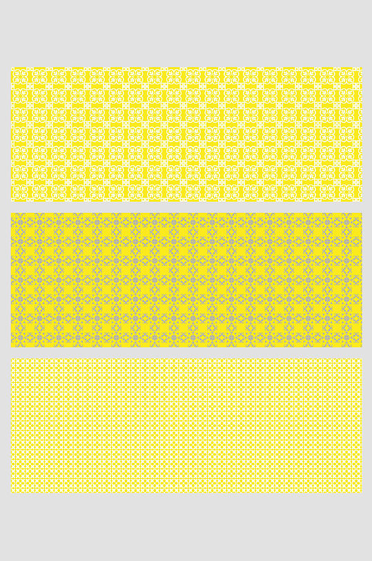 黄色平铺方形几何花瓣花纹矢量免扣背景