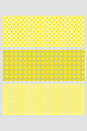黄色平铺方形几何花瓣花纹矢量免扣背景