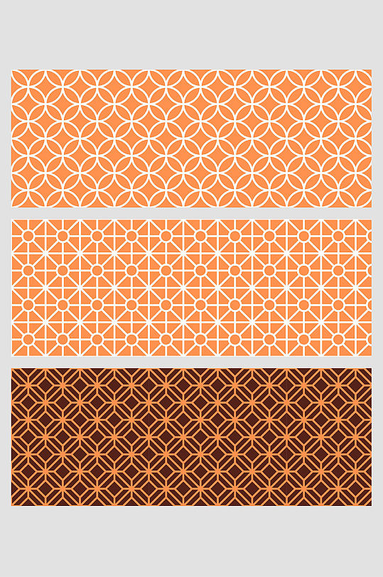 铜钱纹元宝花样几何线条矢量免扣背景