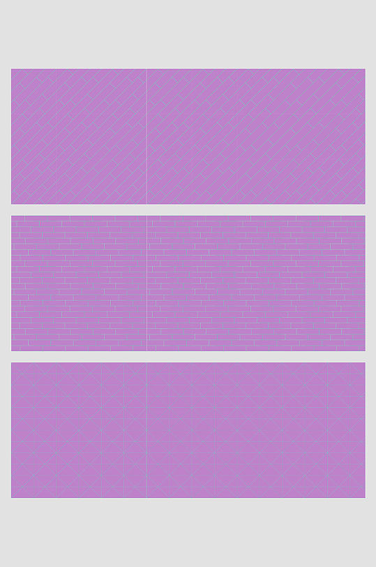 紫色强壮瓷砖平铺花纹样式矢量免扣背景