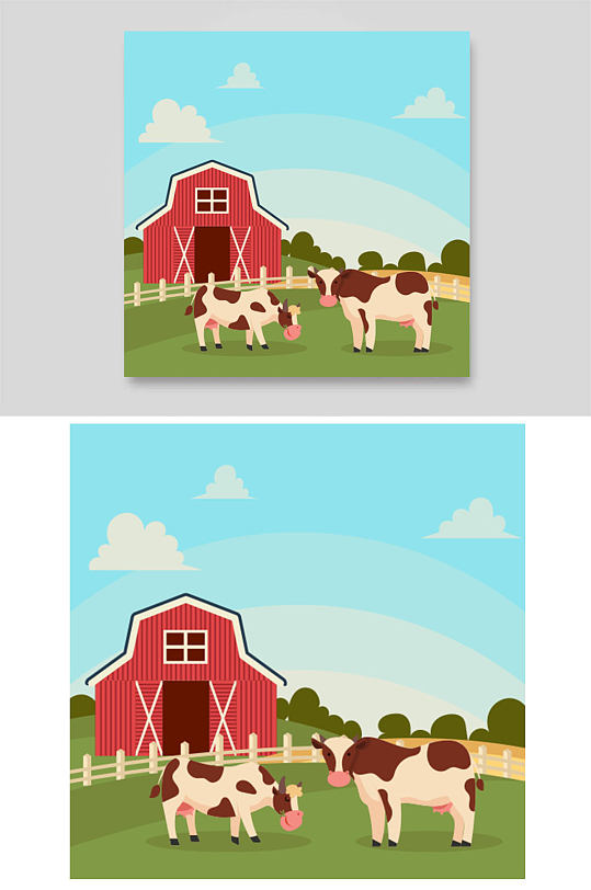 矢量草原插画图片-矢量草原插画素材下载-众图网