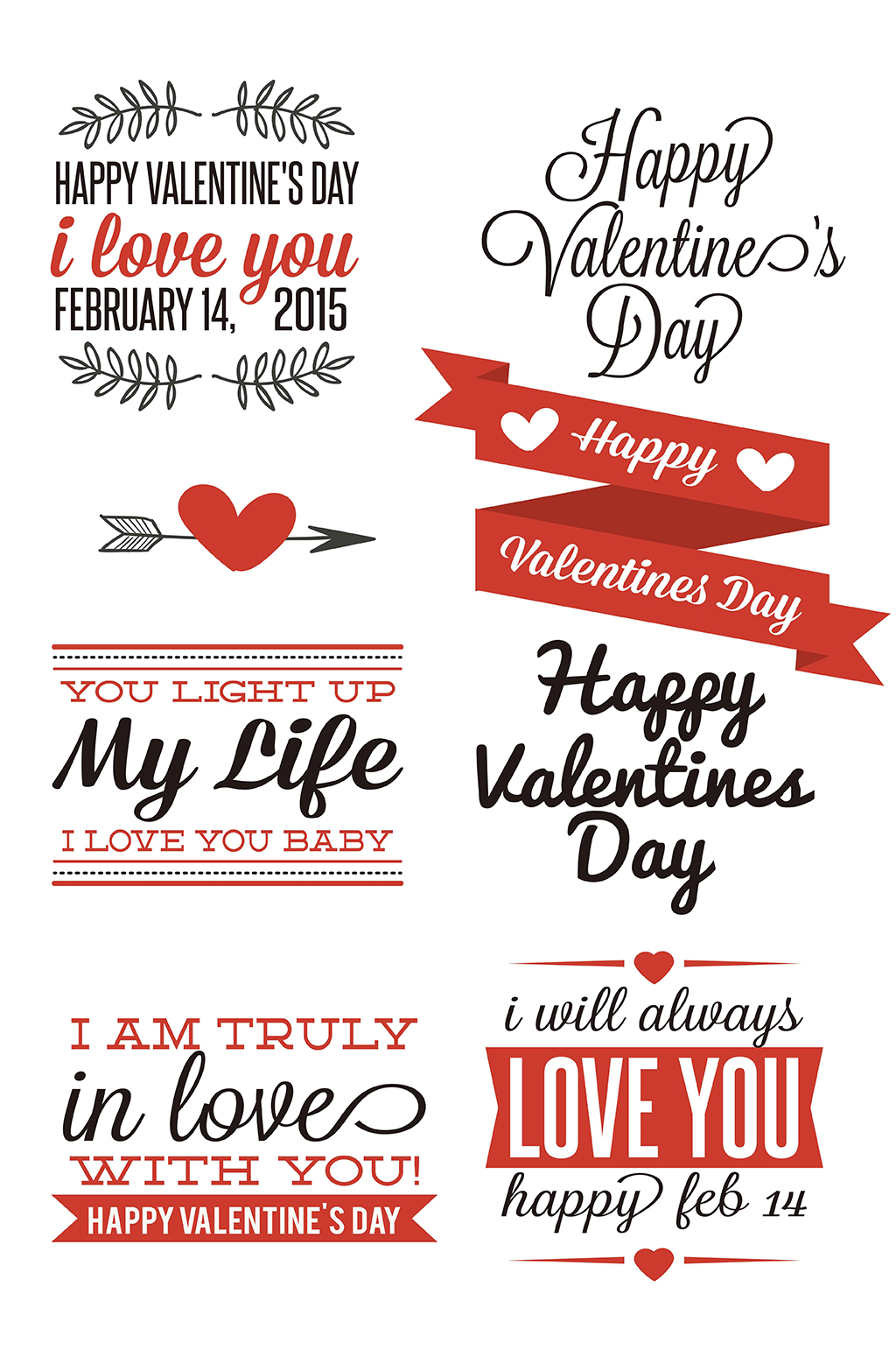 红黑英文排版logo徽章矢量免扣元素