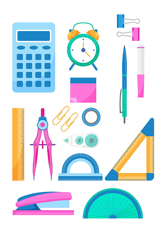 文具元素-文具元素图片-文具元素素材下载-众图网