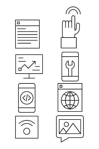 文档点击设置手机图标矢量免扣元素