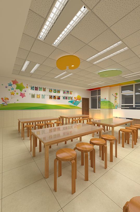 小学教室墙布置图片-小学教室墙布置素材下载-众图网