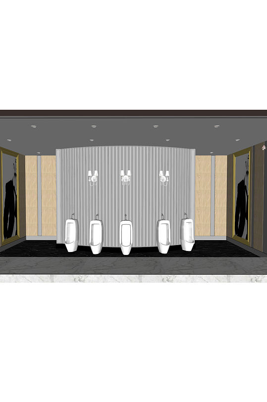 卫生间草图大师模型-众图网