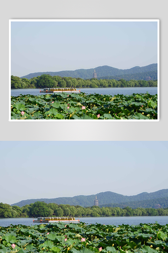 杭州美丽西湖摄影图片