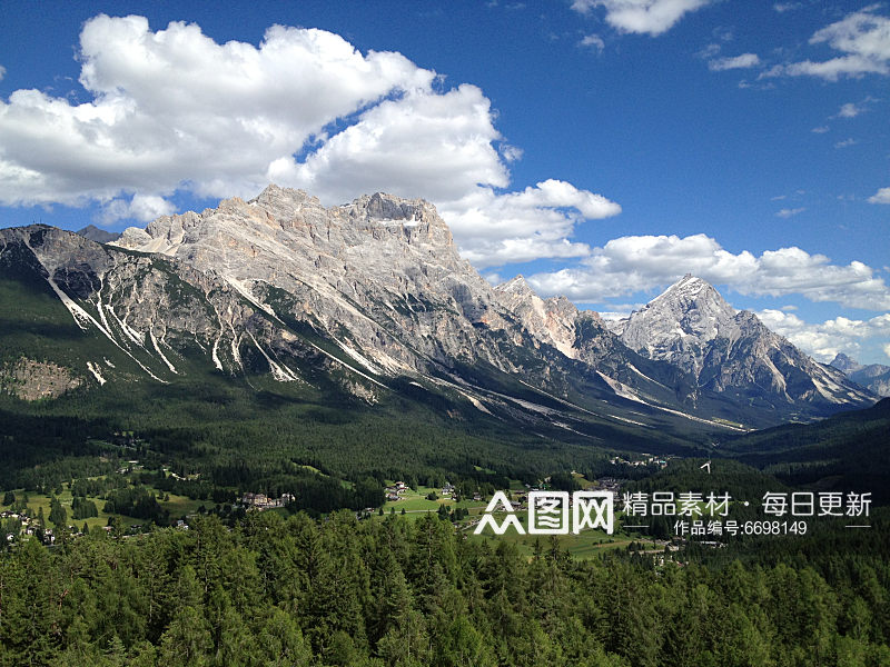 高清群山峡谷风景摄影图素材