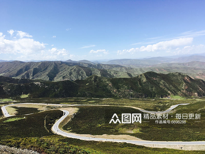 高清群山峡谷风景摄影图素材