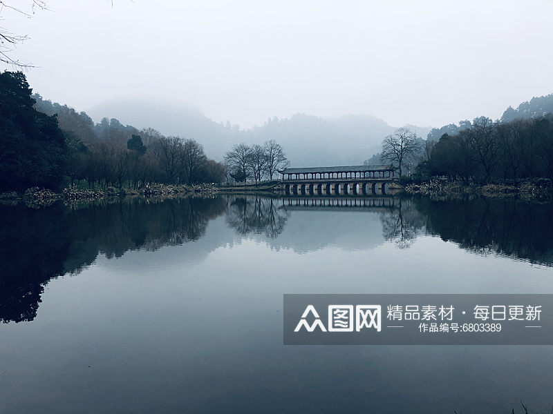 城镇江南水乡城市风景摄影图素材