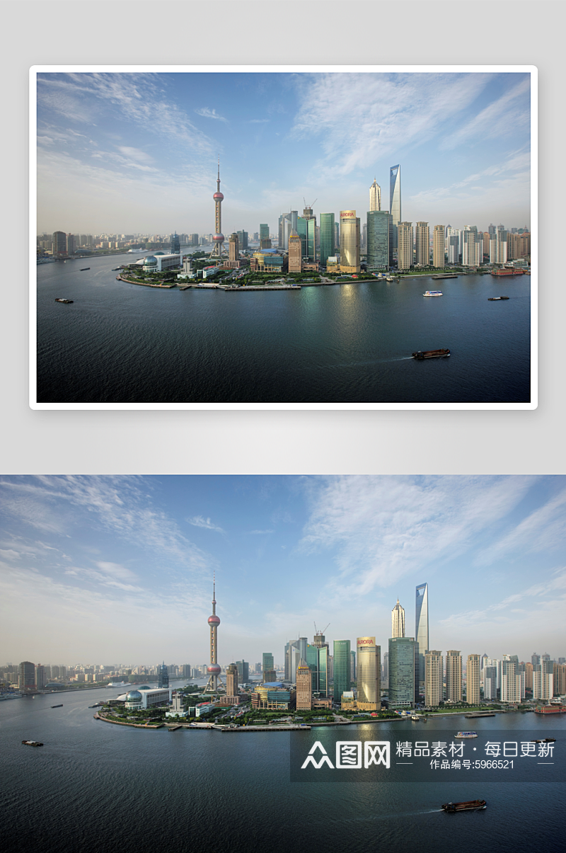 上海外滩城市风景摄影图素材