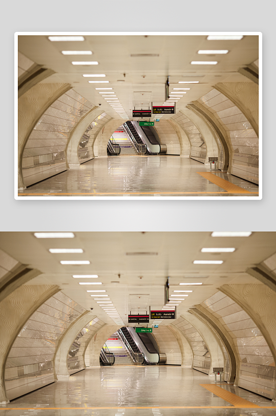 地铁轻轨列车商务摄影图