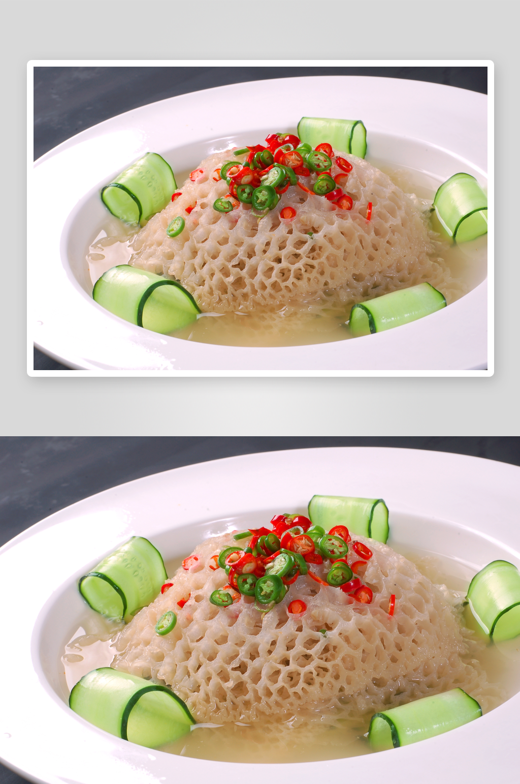 老醋浸竹裙美食摄影图片素材