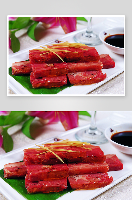 镇江肴肉美食摄影图片