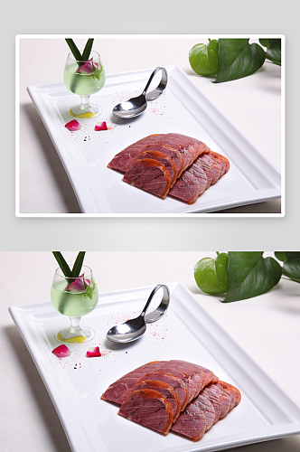 五香牛肉美食摄影图片