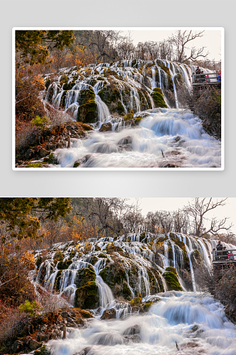 九寨沟风景高清摄影图