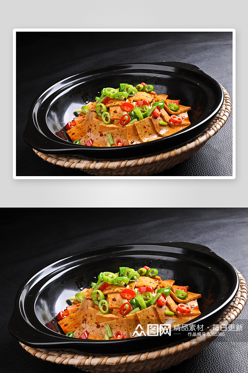 砂窝香豆腐美食摄影图片素材