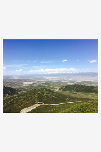 高清群山峡谷风景摄影图