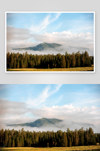 精美群山峡谷风景摄影图