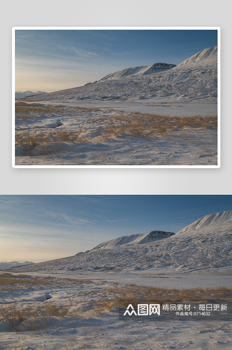 好看冬日雪景风景摄影图素材