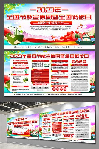 2023全国节能宣传周科普知识展板