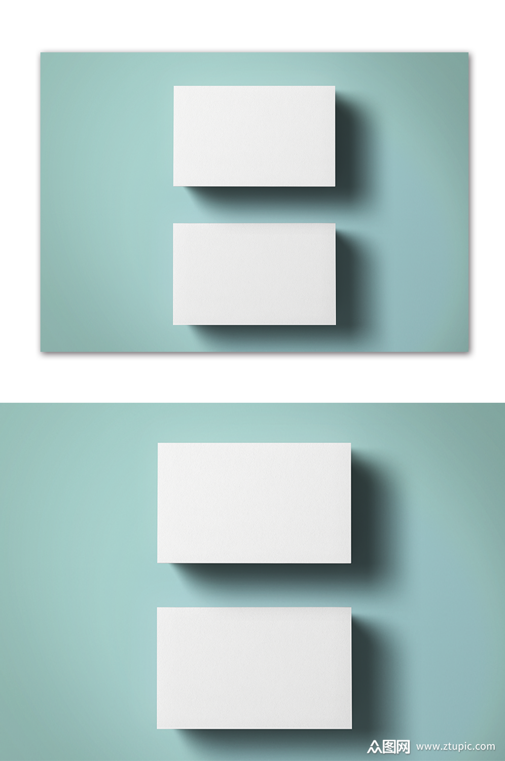 空白提案名片样机素材