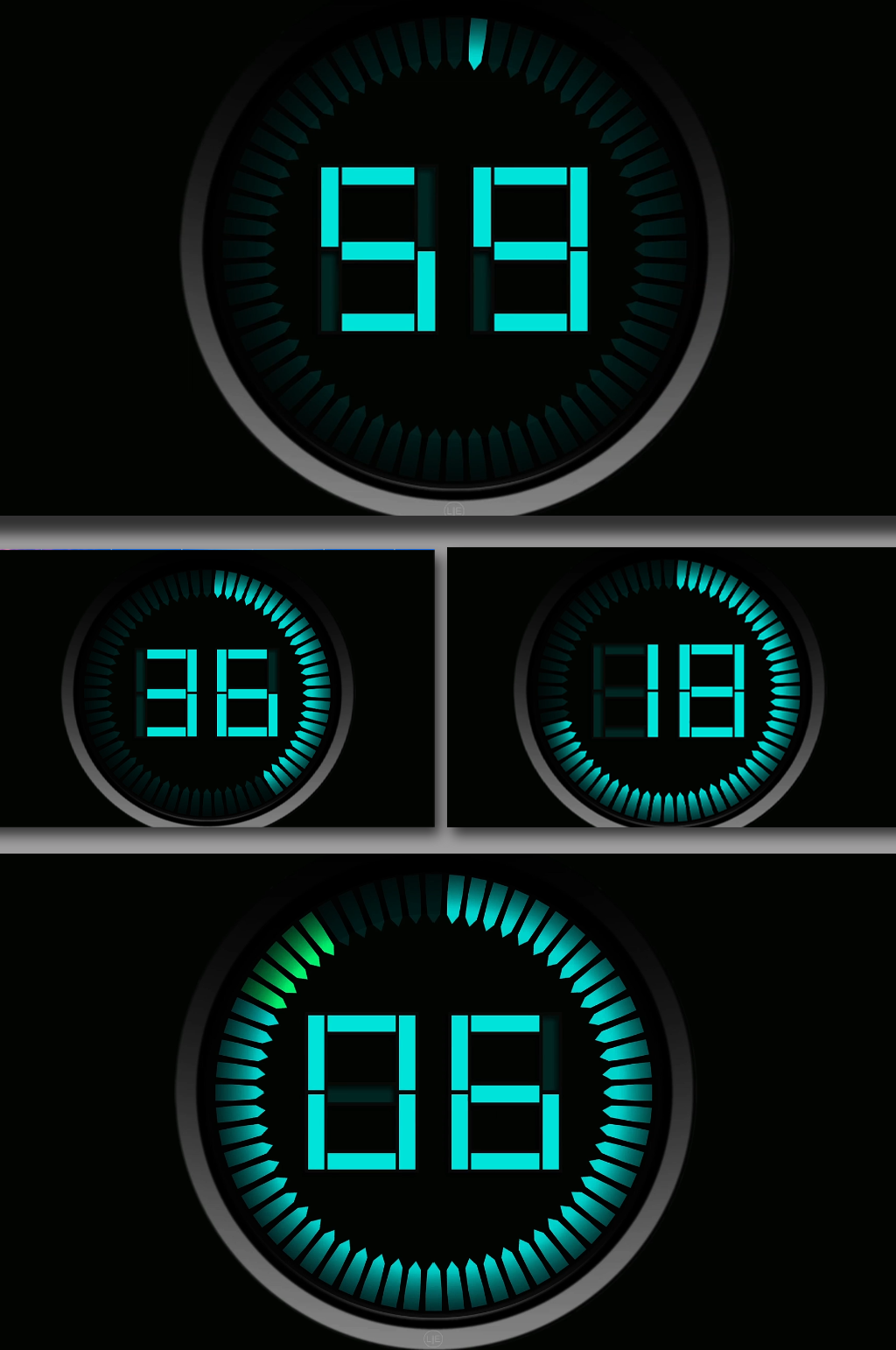 机械60秒科技风倒计时