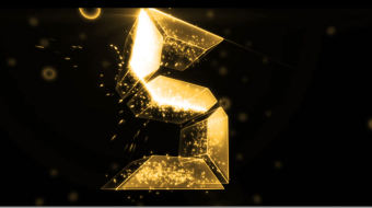 黑金大气黄金倒计时视频5秒年会开场舞台背景素材-众图网