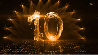 金水10秒倒计时舞台开场视频模型-众图网