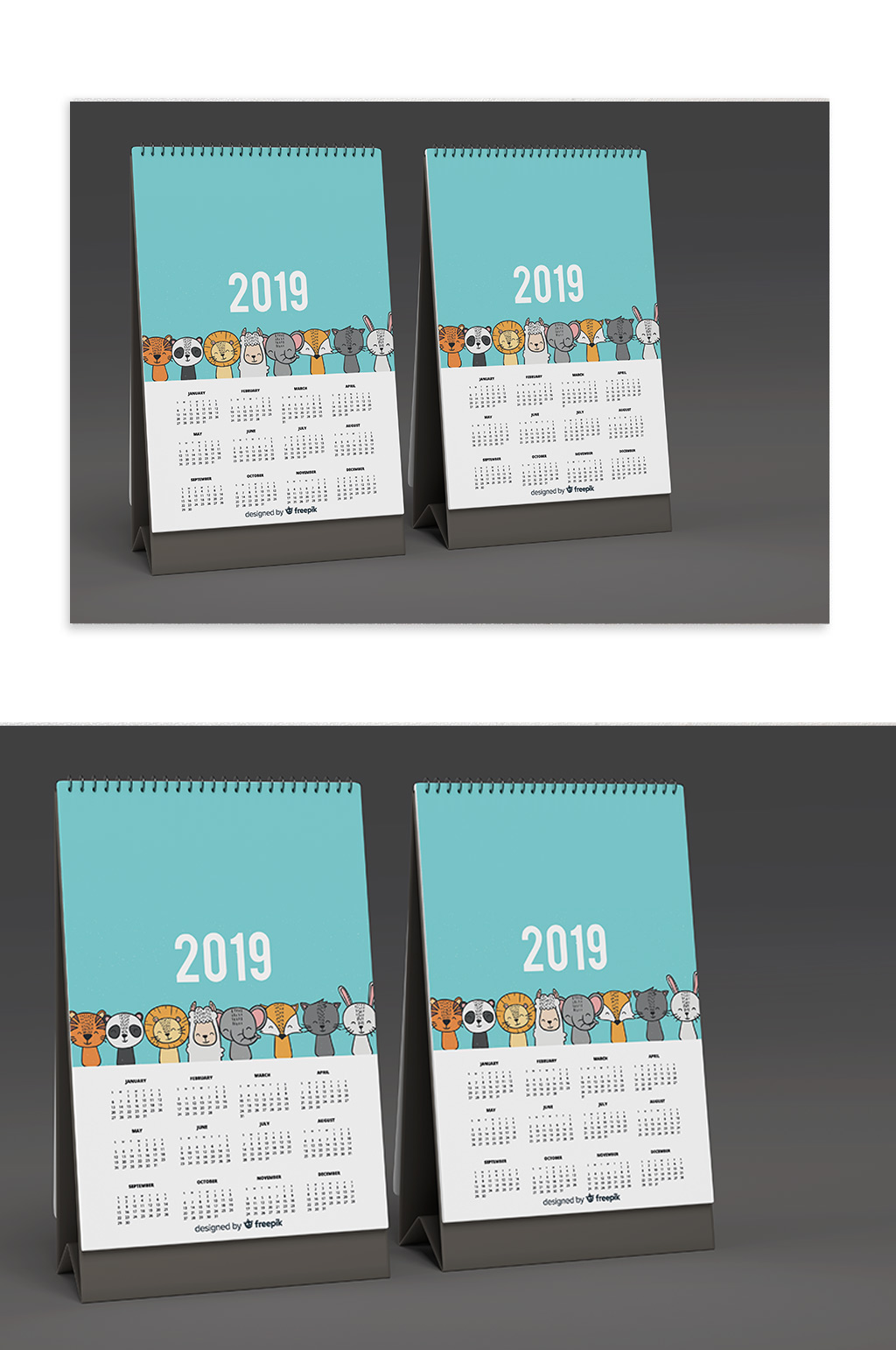 日历台历办公用品样机素材