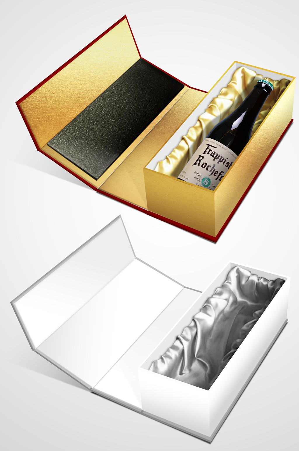 红酒礼盒 红酒皮盒 展示样机素材