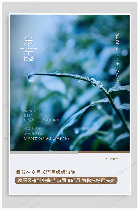 寒露大氣古風(fēng)熱點(diǎn)海報(bào)