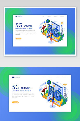 5G科技网站首页模板