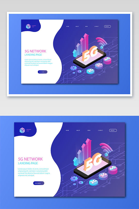 5G科技网站首页模板