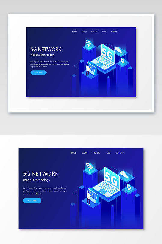 5G科技网站首页模板