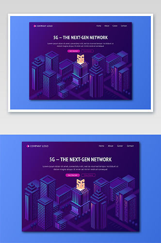 5G科技网站首页模板